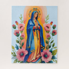 Quebra-cabeça Nossa Senhora de Guadalupe Santa Mexicana Virgem M