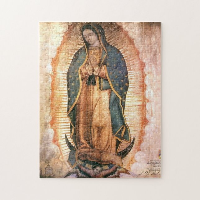Quebra-cabeça Nossa Senhora de Guadalupe Vintage (Vertical)