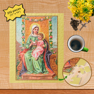 Quebra-cabeça Nossa Senhora do Rosário com a Criança Cristo