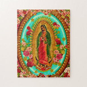 Quebra-cabeça Nossa Senhora Guadalupe Santo Virgem Mexicana Mari