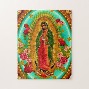 Quebra-cabeça Nossa Senhora Guadalupe Santo Virgem Mexicana Mari