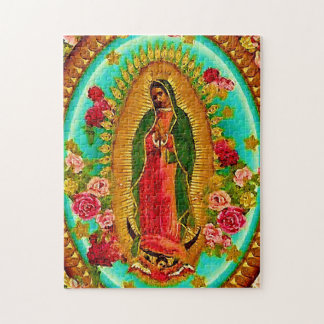 Quebra-cabeça Nossa Senhora Guadalupe Santo Virgem Mexicana Mari