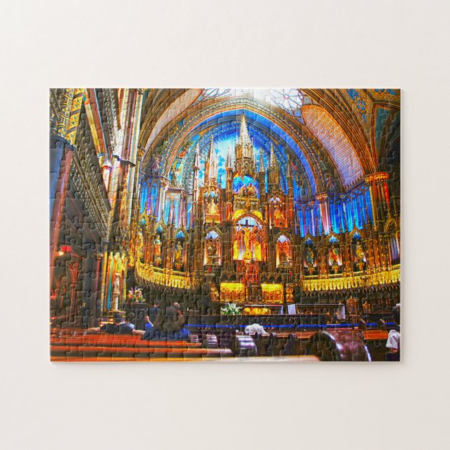Quebra-cabeça Nossa Senhora Montreal. (Horizontal)