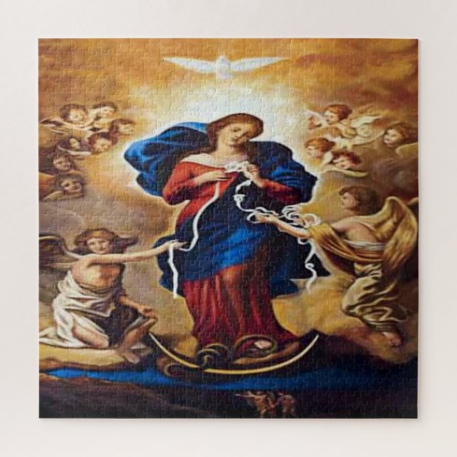 Quebra-cabeça Nossa Senhora Undoer of Knots (Vertical)