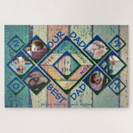 Quebra-cabeça Nosso Pai é a melhor coleção de fotos de madeira d