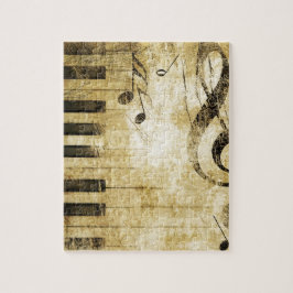 Quebra-cabeça Notas da música do piano