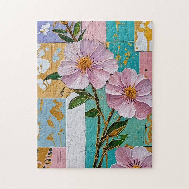 Quebra-cabeça Notebook Floral Delight (Vertical)