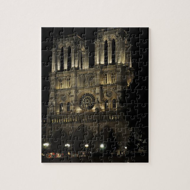 Quebra-cabeça Notre Dame da Noite (Vertical)