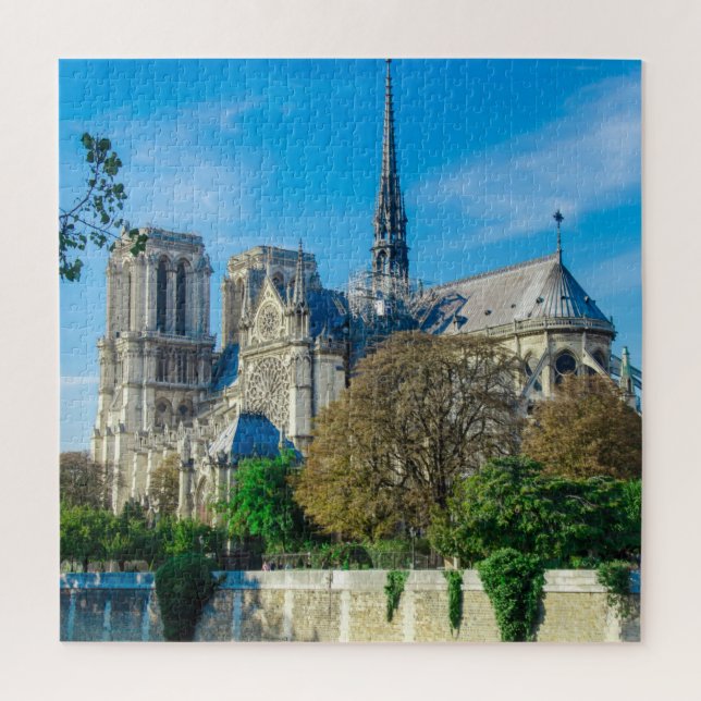 Quebra-cabeça Notre Dame de Paris, França (Vertical)