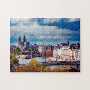 Quebra-cabeça Notre Dame Paris.