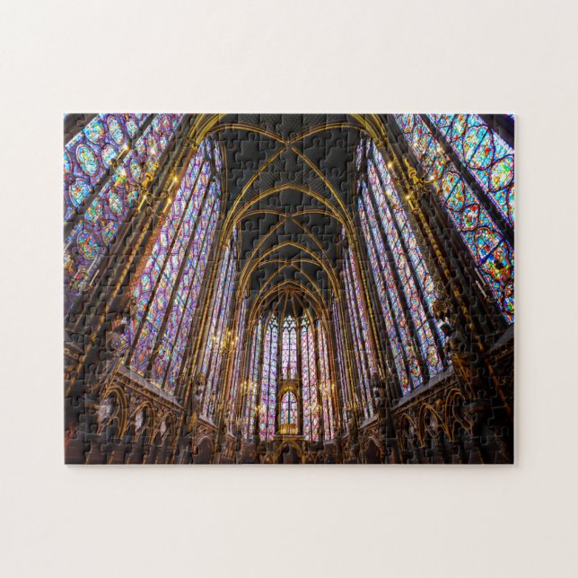 Quebra-cabeça Notre Dame Paris. (Horizontal)