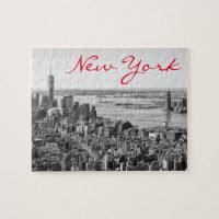 Nova Iorque branco preto Manhattan