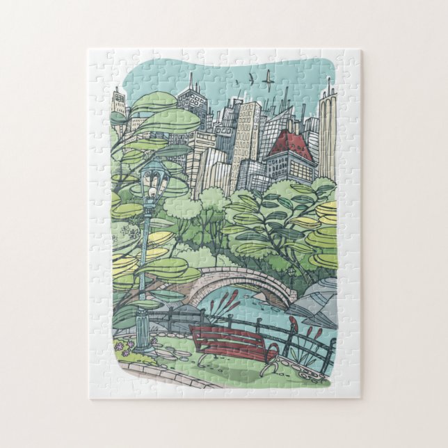 Quebra-cabeça Nova Iorque do Central Park |, NY (Vertical)