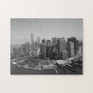 Quebra-cabeça Nova Iorque Manhattan - Arranha-céus preto branco