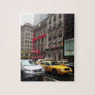 Quebra-cabeça Nova Iorque Quinta Avenida Taxi Fotografia NYC