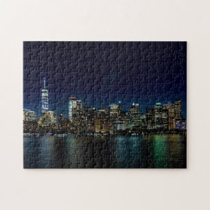 Quebra-cabeça Nova Iorque Skyline na NIright Personalizado
