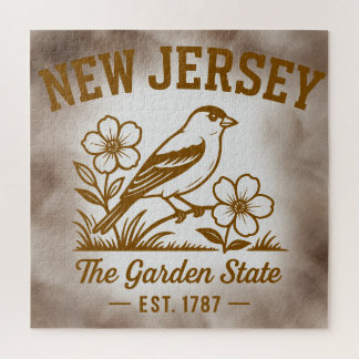 Quebra-cabeça Nova Jersey o Estado Jardim