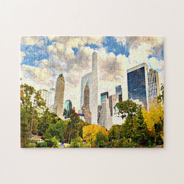Quebra-cabeça Nova York no seu melhor Central Park. (Horizontal)