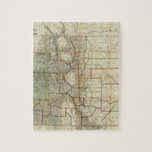 Quebra-cabeça Novo Mapa de Thayer do Estado do Colorado
