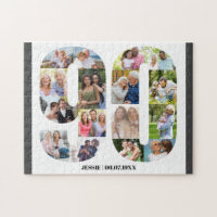 Número de Aniversário de 90 anos Foto Personalizad