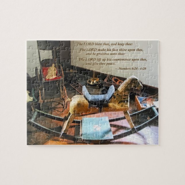 Quebra-cabeça Números 6:24-26 O LORD abençoa você e mantém (Horizontal)