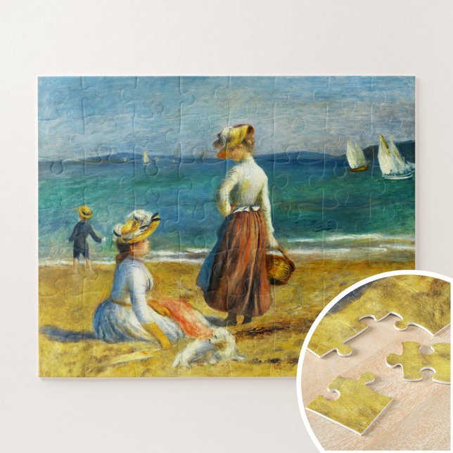 Quebra-cabeça Números na praia, Renoir Fine Art (Criador carregado)