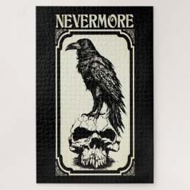Quebra-cabeça Nunca mais | Edgar Allan Poe - Raven