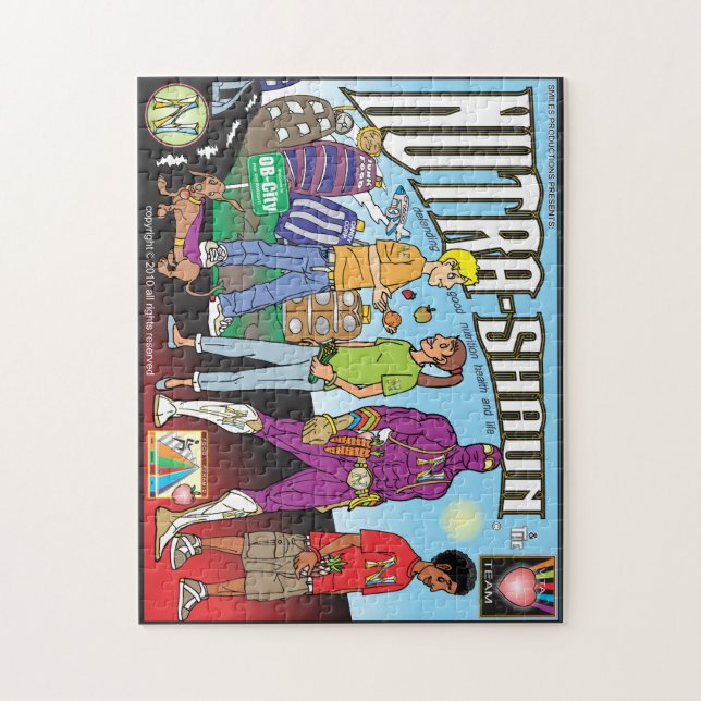 Quebra-cabeça Nutra-Shaun e a equipe Vita (Vertical)