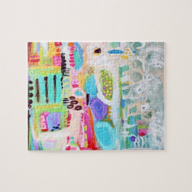 Quebra-cabeça Nuvens abstrato (Horizontal)