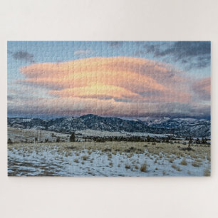 Quebra-cabeça Nuvens Lenticulares Permanentes Altocumulus