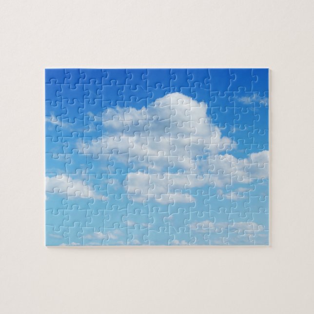Quebra-cabeça Nuvens Macias e Céu Azul (Horizontal)