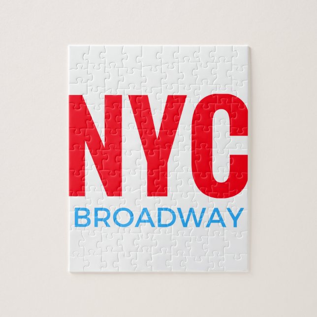 Quebra-cabeça NYC Broadway (Vertical)