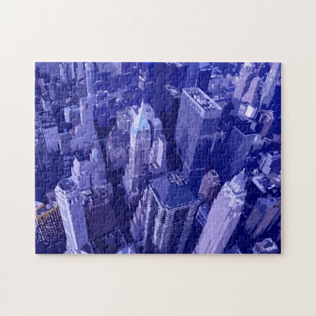 Quebra-cabeça NYC Nova Iorque Manhattan Skyscrappers (Horizontal)