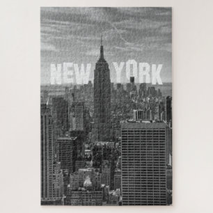 Quebra-cabeça NYC Skyline Empire State Building World Trade 2CBW