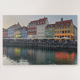 Quebra-cabeça NYHAVN ENTERTAINING DISTRICT Copenhagen Dinamarca