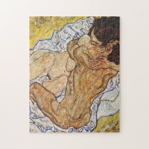 Quebra-cabeça O Abraço Egon Schiele