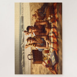 Quebra-cabeça O amor à costa de 1940, Romance costeiro venenoso
