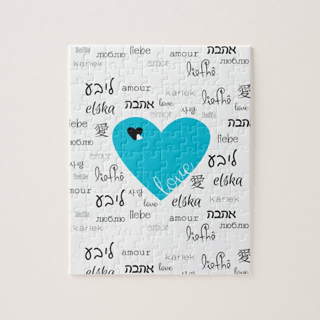 Quebra-cabeça O amor está por aí (Vertical)