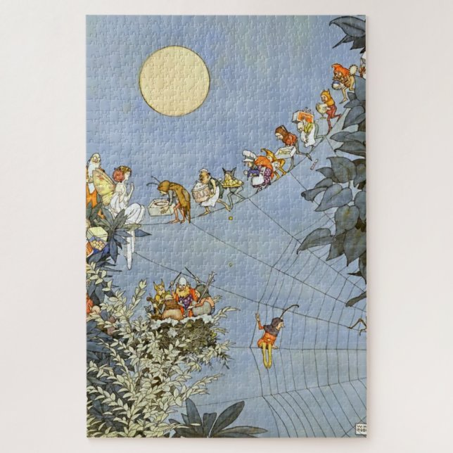 Quebra-cabeça “ O Aniversário das Fadas” por Heath Robinson (Vertical)