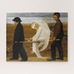 Quebra-cabeça O Anjo Ferido de Hugo Simberg