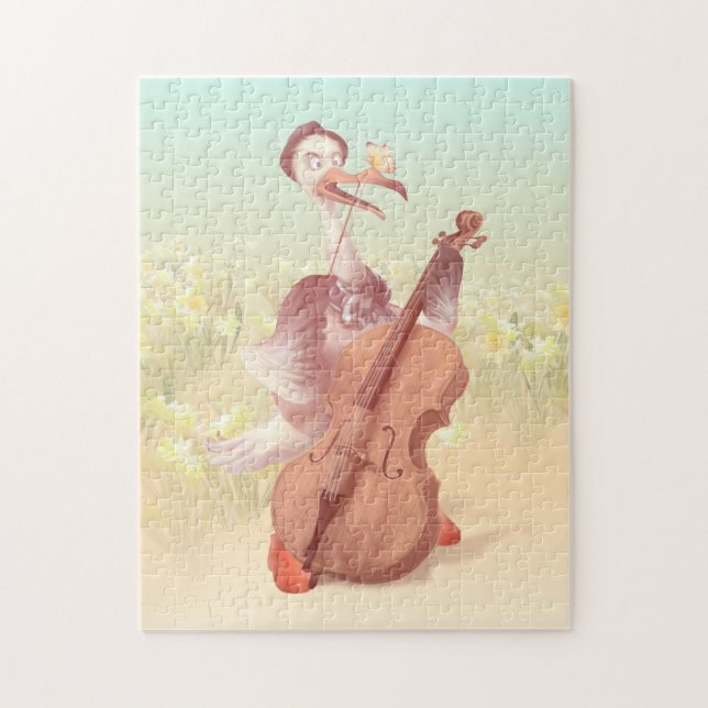 Quebra-cabeça O artista Excelente na Primavera (Vertical)