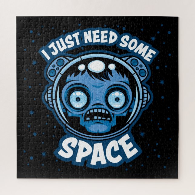 Quebra-cabeça O Astronauta Zombie Precisa De Algum Espaço (Vertical)