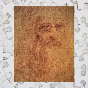 Quebra-cabeça O autorretrato de Leonardo da Vinci, Arte Renascen