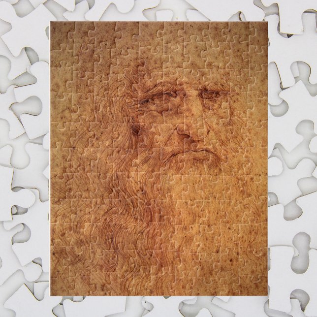 Quebra-cabeça O autorretrato de Leonardo da Vinci, Arte Renascen (Criador carregado)