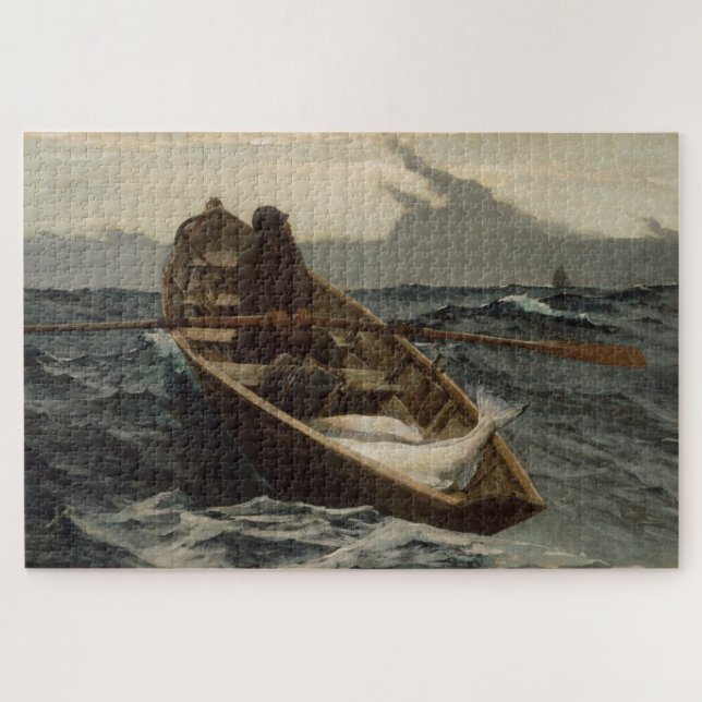 Quebra-cabeça O aviso de voo (por Winslow Homer) (Horizontal)