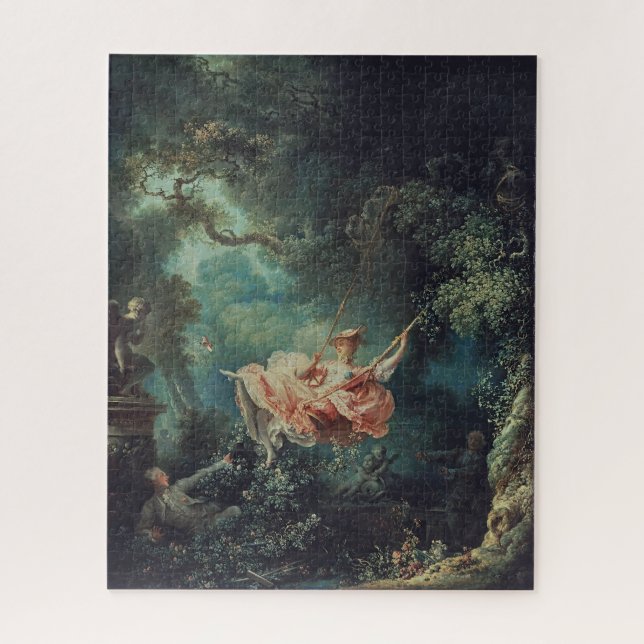 Quebra-cabeça O Balanço de Fragonard – Arte Rococó (Vertical)