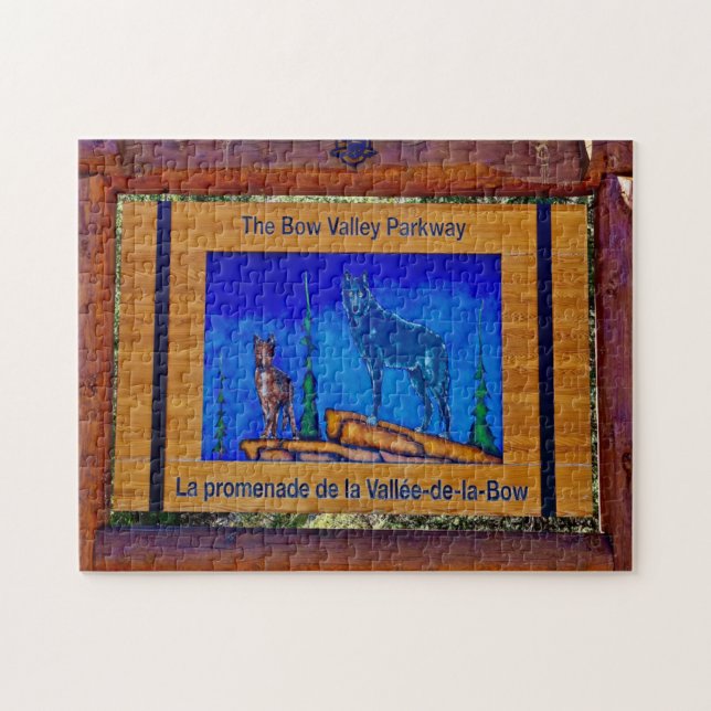 Quebra-cabeça O Banff do Vale do Arco. (Horizontal)