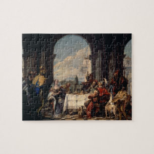 Quebra-cabeça O banquete de Anthony e de Cleopatra, c.1744 (óle
