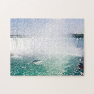 Quebra-cabeça O barco e a ferradura caem de Niagara Falls
