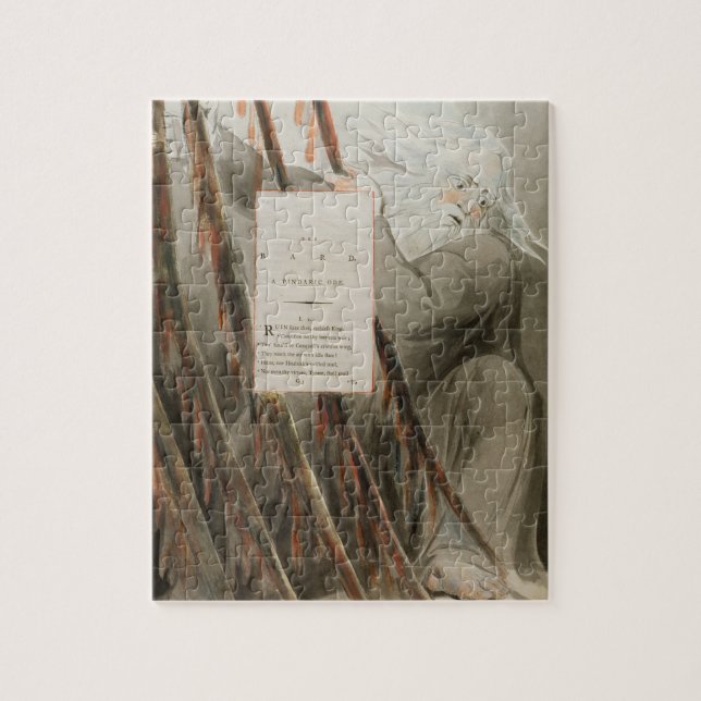 Quebra-cabeça O bardo: Um ode Pindaric, 'dos poemas de Thoma (Vertical)